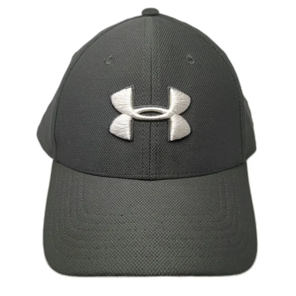 Under Armour Baseball Cap Green XL Embroidered Logo Stretch Fit Athletic hat